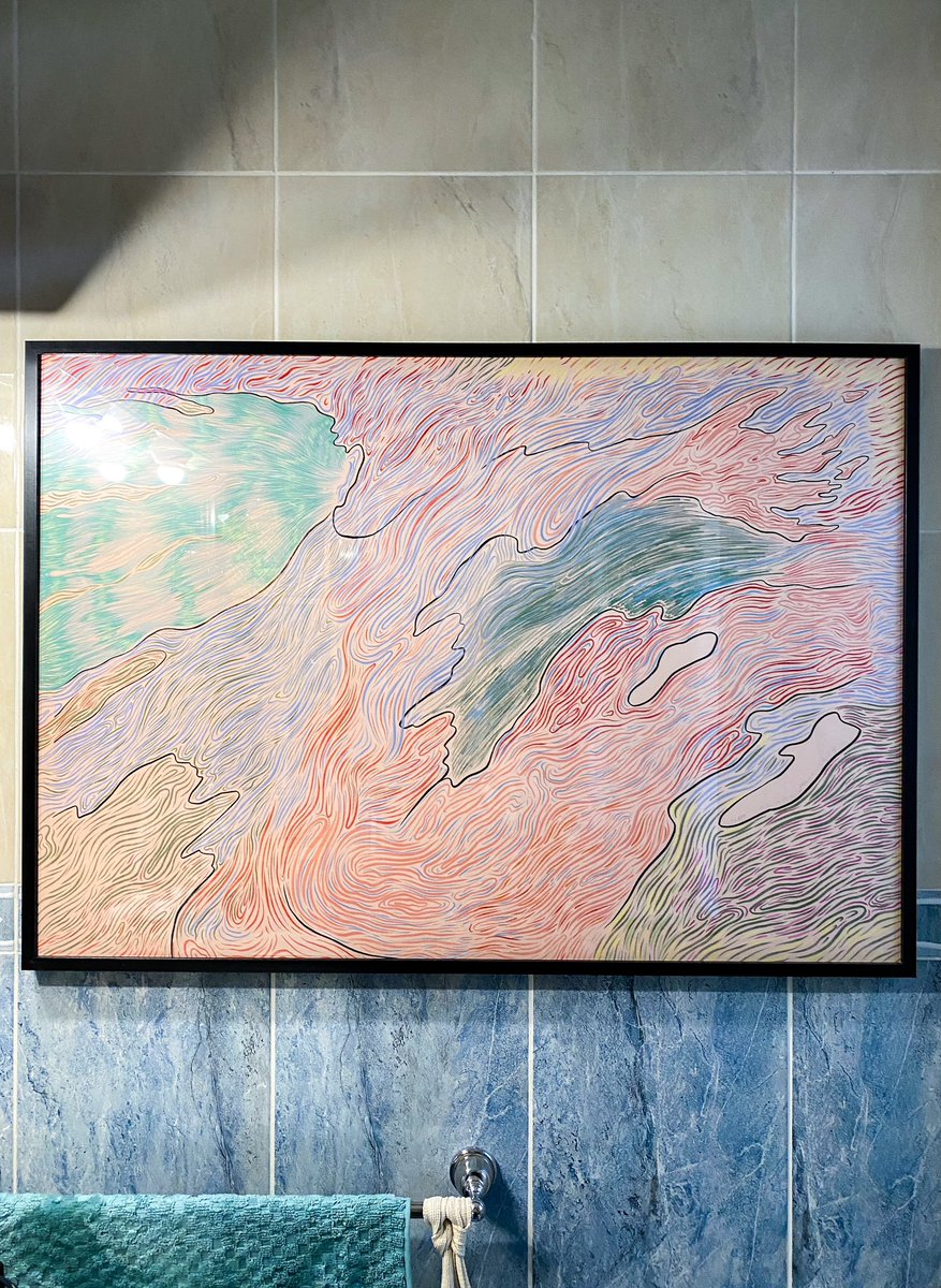 Mocnaaa's tweet photo. “Bath”

100cm x 70cm

Experiments 2024

This and smaller prints available on my online shop and through a dm💐

#art #poster #drawing #tenerife https://t.co/SBL2PfJQY9