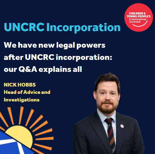 Children and Young People's Commissioner Scotland tweet media