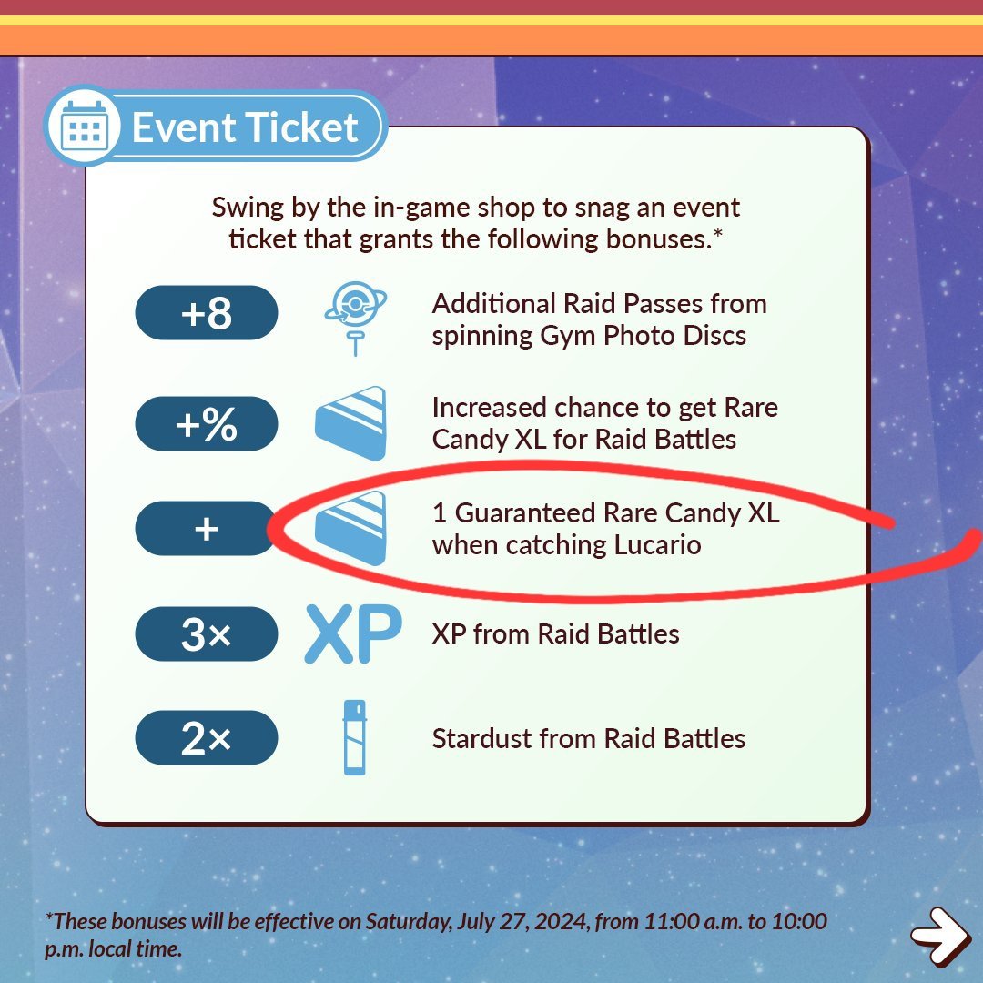 To celebrate Twitch Partnership, we have a GIVEAWAY for one of the BEST events of the season! 🎁

5x Event Tickets available to win for Mega Lucario Raid Day on 27 July!

All you need to do is:
- Follow <a href="/Tomahawk_UK/">Tomahawk</a>! 🫡
- Like and retweet this post! ♥♻️
- Comment which Pokémon