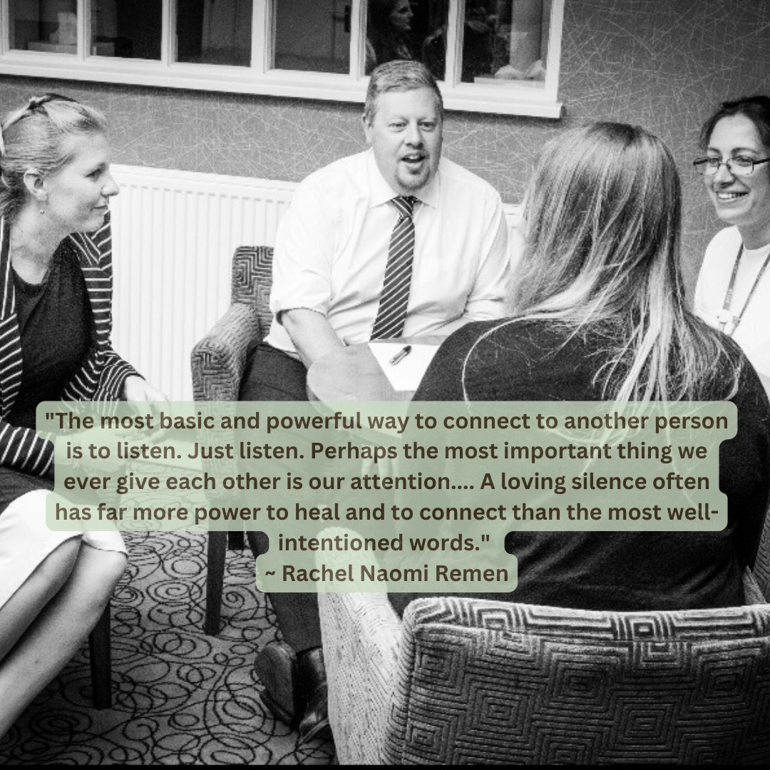 Tech is getting in our way. It’s lulling us into a false sense of security that we are building connections. Connections aren’t built solely online. They’re built in person. 

📱 Put the tech away. 
👀 Give the other person your full attention. 
👂 Listen. 
🙋🏼‍♀️ Ask questions.