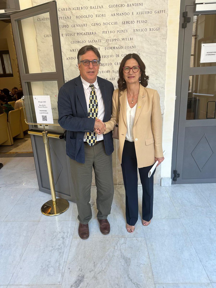 msgelmini's tweet photo. 🇮🇱 È stato un onore accogliere in Senato l’Ambasciatore Alon Bar per la proiezione del docufilm “Screams before silence”. Il pogrom del 7 ottobre, gli abusi sessuali subiti dalle donne nelle mani di Hamas. Crimini su cui è calata una cappa di silenzio inaccettabile @IsraelinItaly https://t.co/x4TflJnrzr