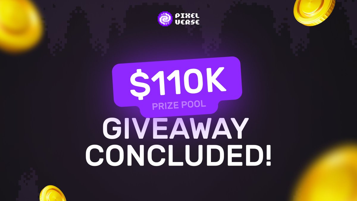 💸 $110,000 $PIXFI GIVEAWAY 💸

We are doing giveaway only for first 2000 people who does 👇

✅ Follow - @Tappswap &amp; <a href="/pixelvers/">Pixelverse | EVENTS</a>
✅ Retweet + Like
✅ Drop your TON Address 

#Pixelverse #PIXFI #Airdrop