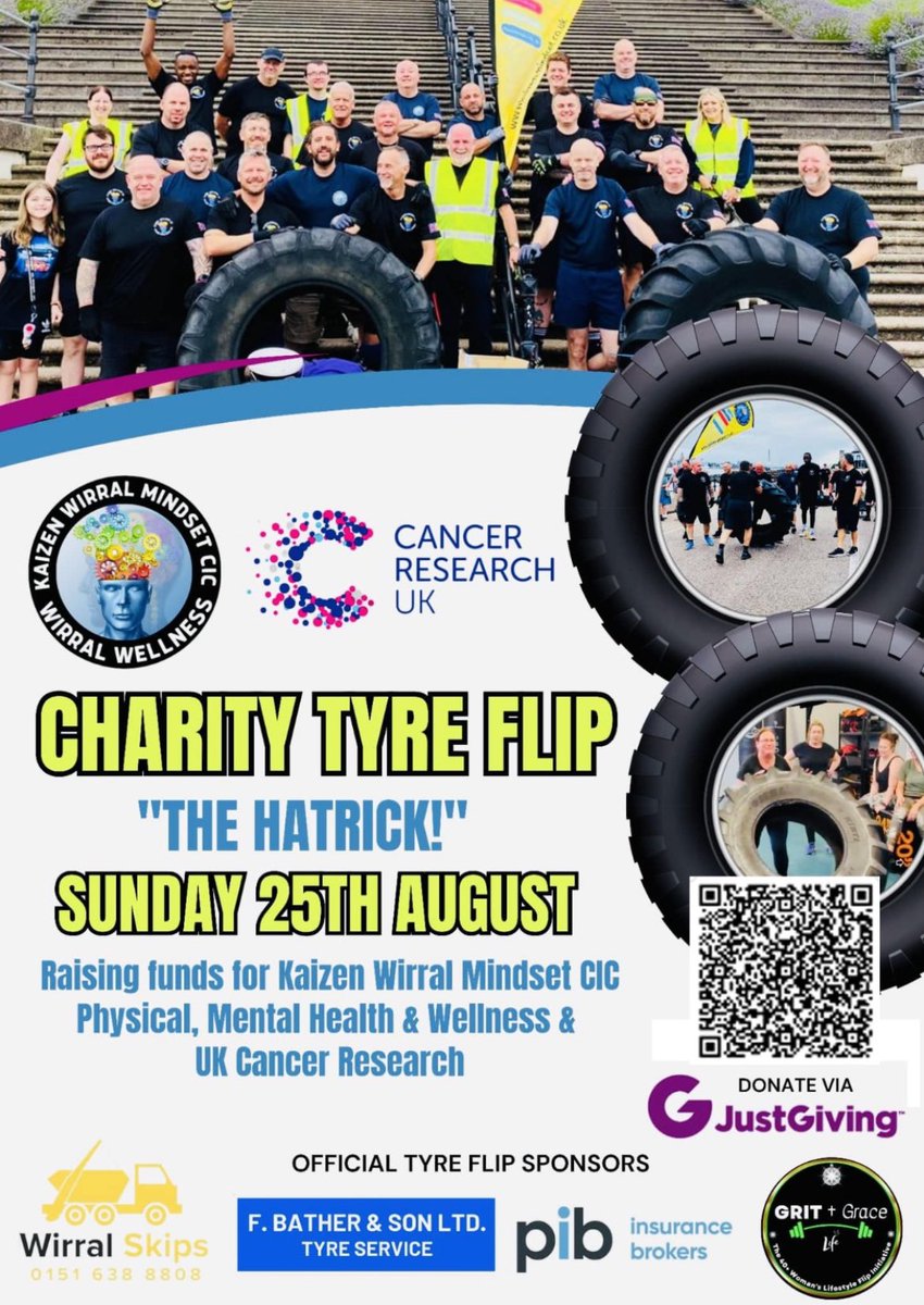 Would love to see you come down to new Brighton and support us while we do this. Maybe even get a few flips in yourself! 
For more info click on the link 
🚜 🛞 

justgiving.com/crowdfunding/k…