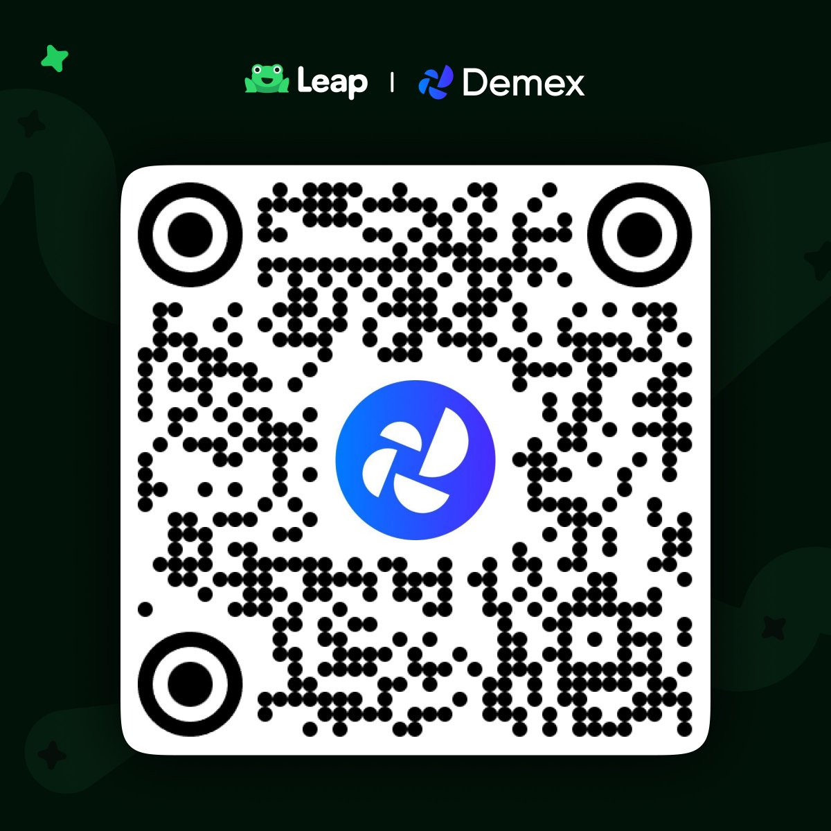 leap_wallet's tweet image. one month of all out pedal to the floor trading on @demexchange

trade perps &amp;amp; rise through the ranks to claim your share of the $100K Prize Pool 💰

use Demex with Leap's app browser for on-the-go trading 😉
scan the QR or tap the link to start

📌 leapcosmoswallet.page.link/QGtFAfZfomoqwu…