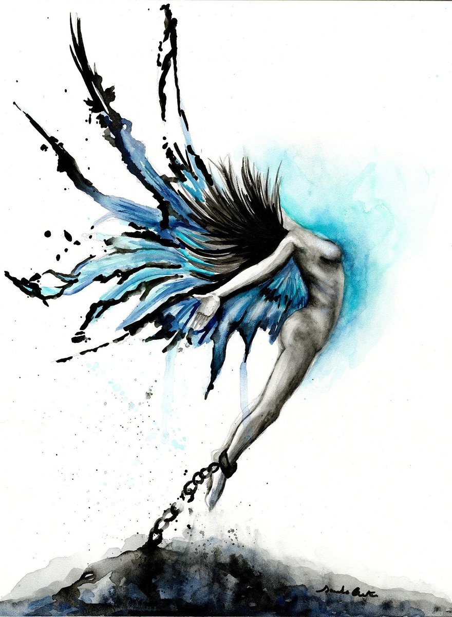 Be free....

Traditional Watercolor.