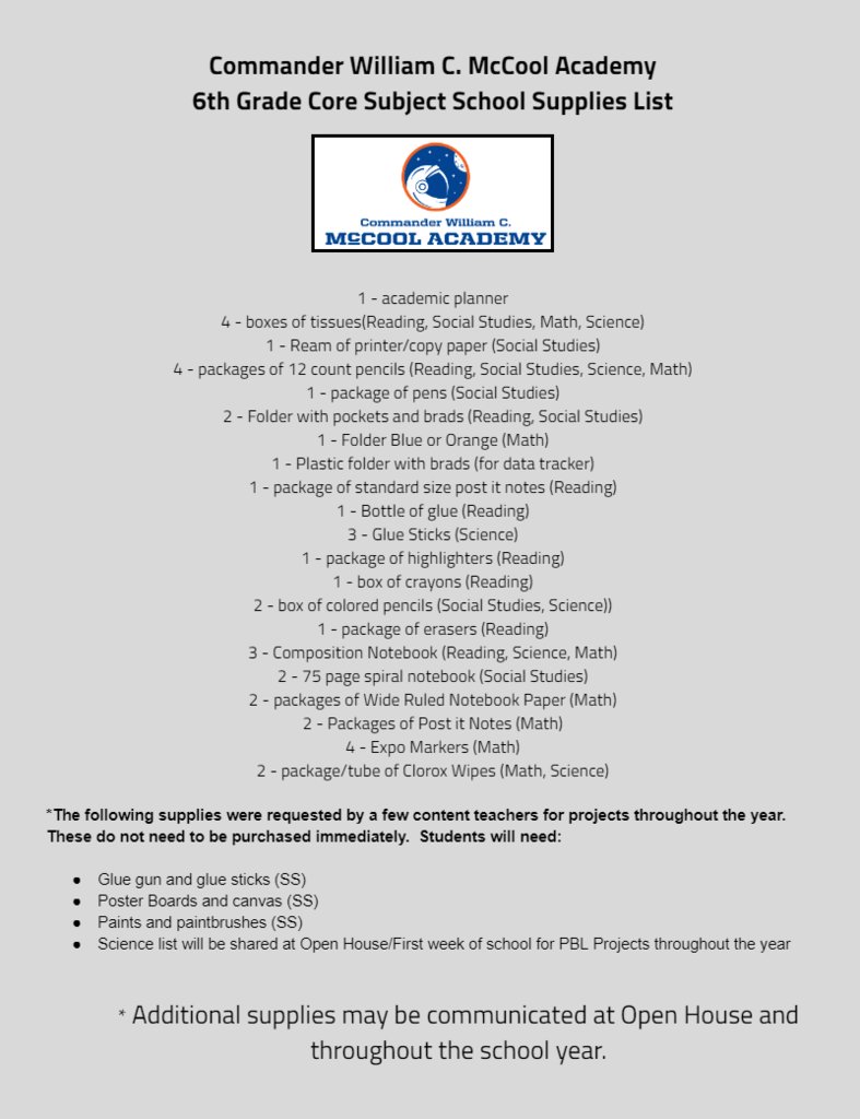 Commander William C. McCool Academy tweet media