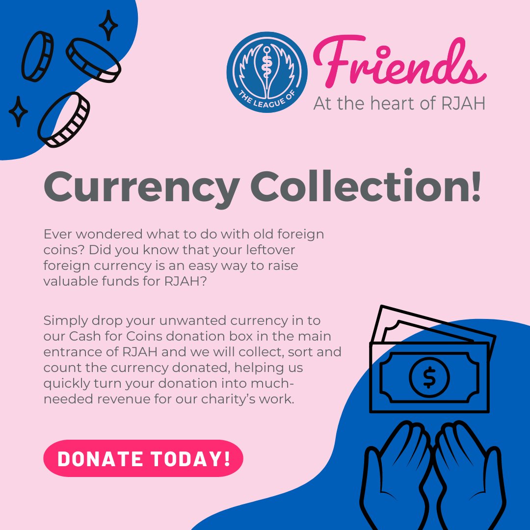 Did you know we run a currency collection scheme? 💰

⭐️ MAKE A DONATION TODAY ⭐️