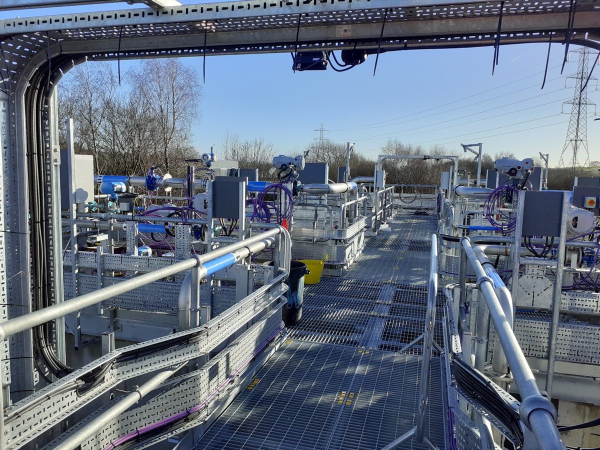 Another IFAS (integrated fixed film activated sludge) system completed for one of our UK Water Company clients. This system utilises multiple zones such as anoxic, IFAS and swing zones in various combinations strengthening this wastewater treatment works for the future.