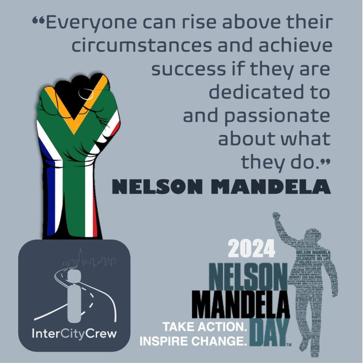 InterCityCrew's tweet image. Happy Mandela Day 🇿🇦
#MandelaDay2024 #proudlysouthafrican