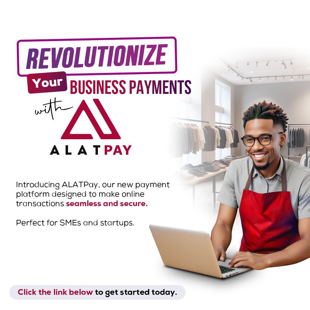 baddest_cash's tweet photo. No more payment delay
L
#AlatPay offers multiple payment options, secure transactions, and insightful analytics.
Register now on https://t.co/MewHQqrQMf and take your business to next level https://t.co/uHng8FwAbL