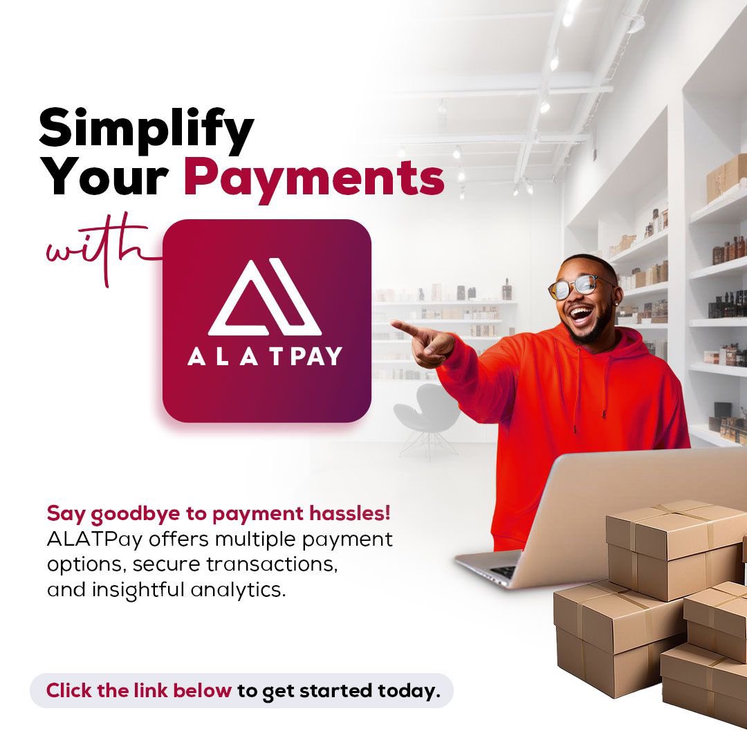 baddest_cash's tweet photo. No more payment delay
L
#AlatPay offers multiple payment options, secure transactions, and insightful analytics.
Register now on https://t.co/MewHQqrQMf and take your business to next level https://t.co/uHng8FwAbL