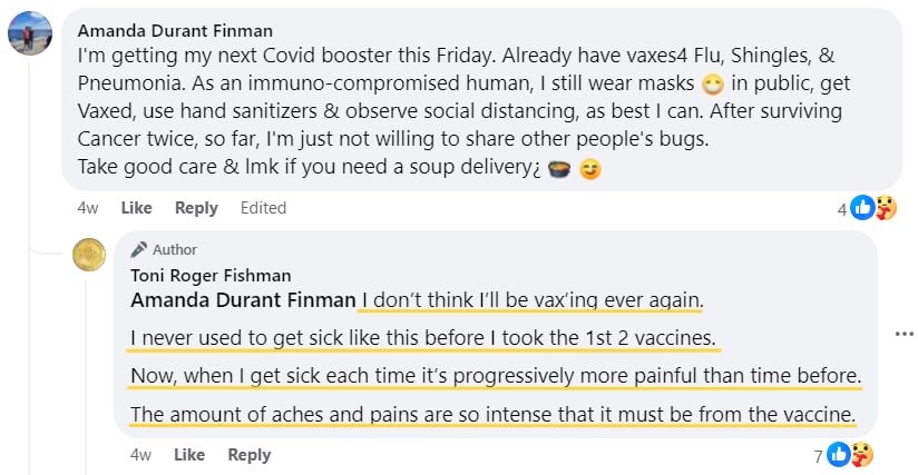 JonelessHomes's tweet photo. Toni Roger Fishman, 55, of Farmington, died unexpectedly on July 12, 2024 at his vacation cottage on Highland Lake 💉
#DiedSuddenly 

“I don’t think I’ll be vax’ing ever again. I never used to get sick like this before I took the 1st 2 vaccines.”

https://t.co/hk1pPO6W2g https://t.co/KXta7zCaKw