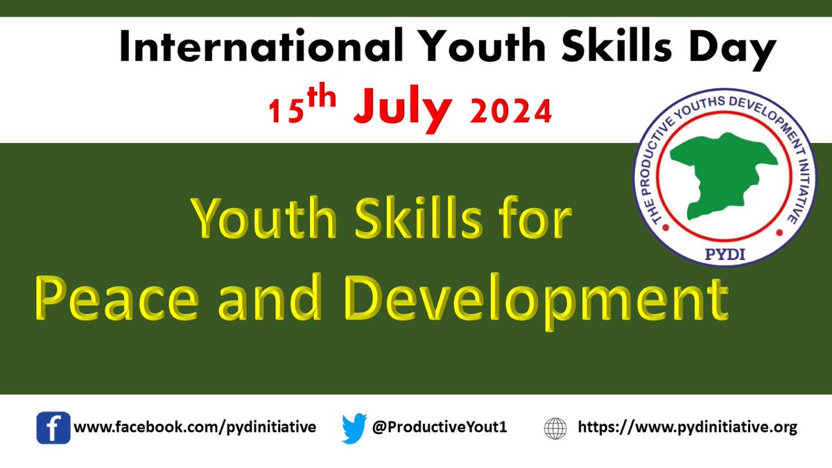 Happy International Youth Skills Day, 2024.
-------------
We must continue to support Youth Skills as a means of ensuring peace and sustainable development. <a href="/UNYouthAffairs/">UN Youth Office</a> <a href="/Auwal_online/">Auwal Ahmed Musa</a> <a href="/Jamiluyunusa3/">Jamil Yunusa🌎🇳🇬🌚</a> <a href="/nnngo/">NNNGO</a> <a href="/BudgITng/">BudgIT Nigeria</a> <a href="/AUYouthProgram/">African Union Youth Program</a> <a href="/UNDP4Youth/">UNDP Youth</a> <a href="/UNODC_Nigeria/">UNODC Nigeria</a>