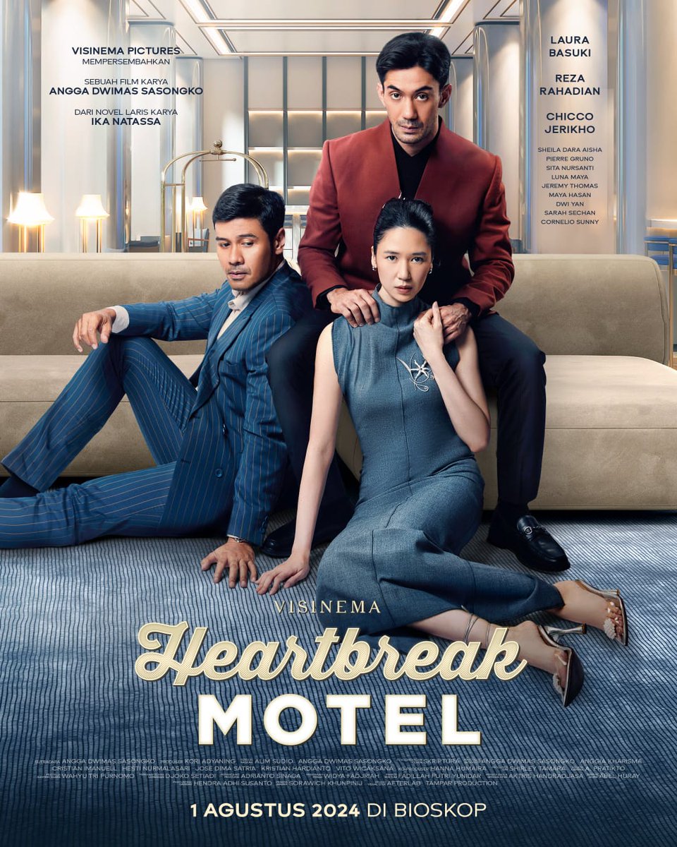 bb69_channel's tweet photo. Hayo siapa nih yang sudah menunggu update terbaru film ini?

Berikut adalah official poster dari Heartbreak Motel https://t.co/5KHMyHzv0f