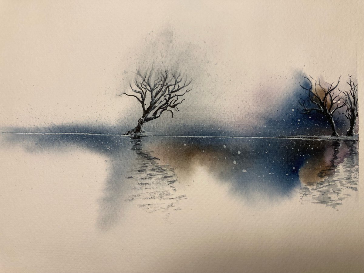 Slowdim's tweet image. Latest paintings. Last two were about to be tossed, but was still able to tweak enough to save. 🤨