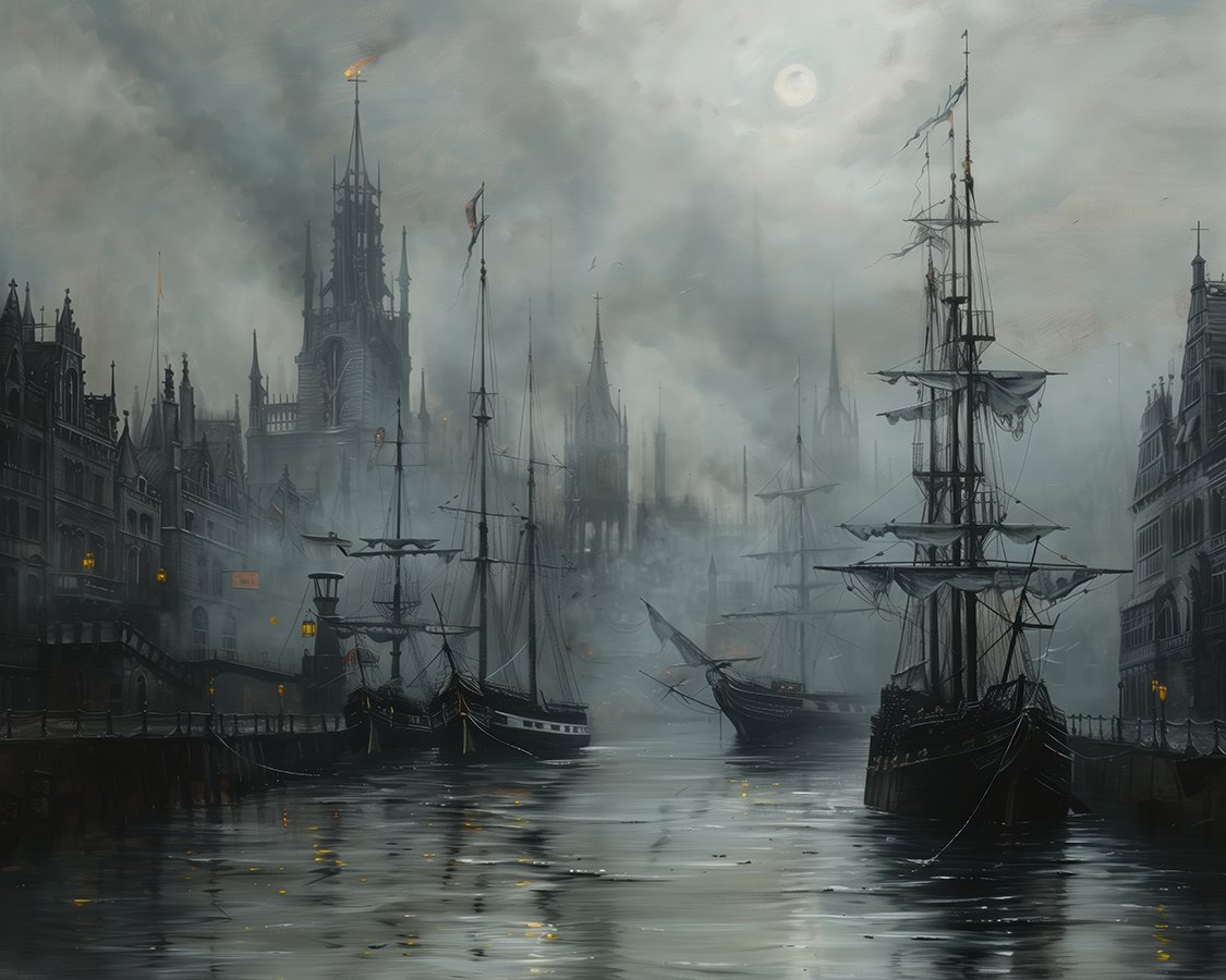 darkenedbrush's tweet photo. Misty Morning Port
-
-
Interested in a print? Link in bio.
#darkacademia #darkaesthetic #darkart #ghostship #pirates #harbor #seascape #oilpaint #gothart #darkpainting #victorian #shipdock #victorianlondon #vintagepainting https://t.co/oc0ZN90Vhv