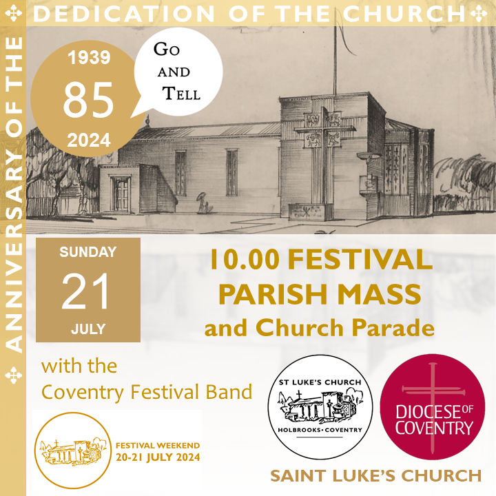 holbrookschurch's tweet photo. We invite you to join us for our Festival Weekend (20-21 July) @holbrookschurch, as we give thanks for the 85th anniversary of the Parish Church. https://t.co/zNQM4Qx3SO