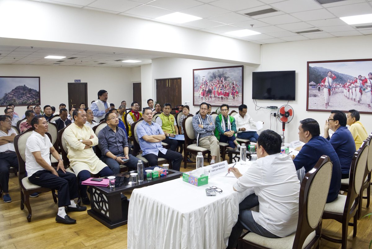 OjingBJP's tweet photo. Attended the BLP meeting today ahead of the budget session with my esteemed Minister colleagues and HMLAs. The meeting was chaired by HCM Shri @PemaKhanduBJP ji, alongside Hon’ble Minister and President Shri @BiyuramWahgeBJP ji and HDCM Shri @ChownaMeinBJP ji. 

It was a great opportunity to discuss and strategize for the future. Excited for the upcoming budget session!