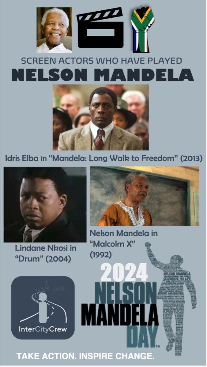 InterCityCrew's tweet image. Who has portrayed Tata Madiba on the silver screen? #MandelaDay2024 #madibaday