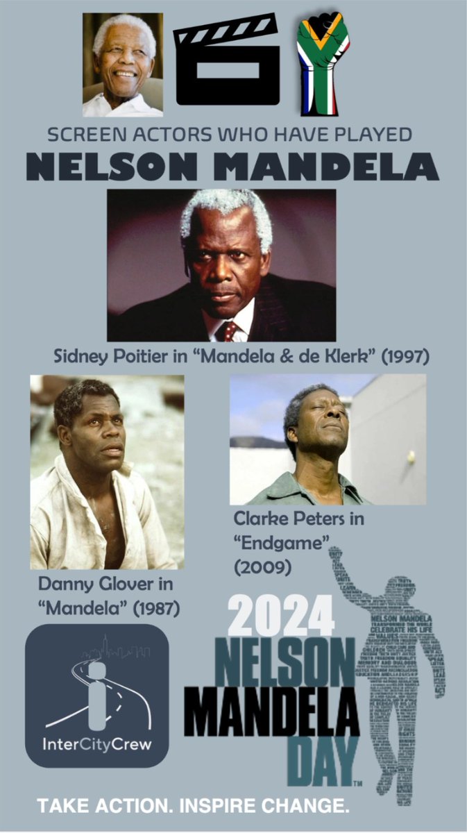 InterCityCrew's tweet image. Who has portrayed Tata Madiba on the silver screen? #MandelaDay2024 #madibaday