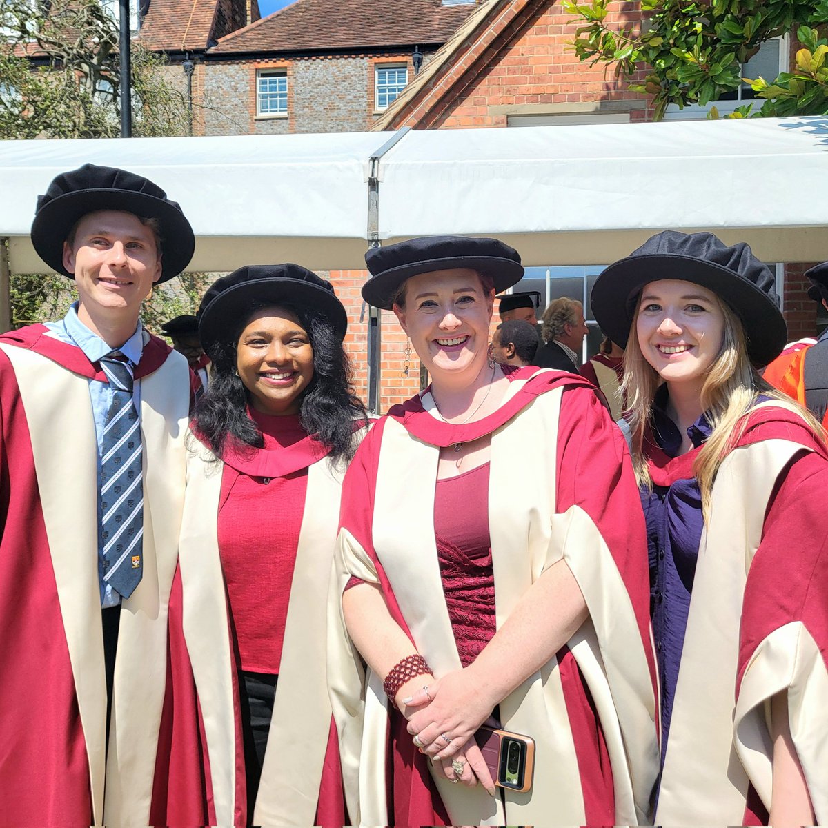 Deepa Senapathi (she/her) (@deepa_sena) on Twitter photo Congrats <a href="/snorkel_maiden/">Dr Tree Robinson</a> & <a href="/ChrisWyver33/">Chris Wyver</a> on your #PhD graduation & <a href="/AliceHaughan/">Dr Alice Haughan</a> on your #teaching #excellence award. Proud #academicparent moments <a href="/UniRdg_SAPD/">SAPD at Reading Uni</a> <a href="/UniofReading/">Uni of Reading</a> graduation today! <a href="/UniRdg_PhD/">Doctoral and Researcher College, Uni of Reading</a> <a href="/UniRdg_Research/">Connecting Research</a> Congrats <a href="/snorkel_maiden/">Dr Tree Robinson</a> & <a href="/ChrisWyver33/">Chris Wyver</a> on your #PhD graduation & <a href="/AliceHaughan/">Dr Alice Haughan</a> on your #teaching #excellence award. Proud #academicparent moments <a href="/UniRdg_SAPD/">SAPD at Reading Uni</a> <a href="/UniofReading/">Uni of Reading</a> graduation today! <a href="/UniRdg_PhD/">Doctoral and Researcher College, Uni of Reading</a> <a href="/UniRdg_Research/">Connecting Research</a>