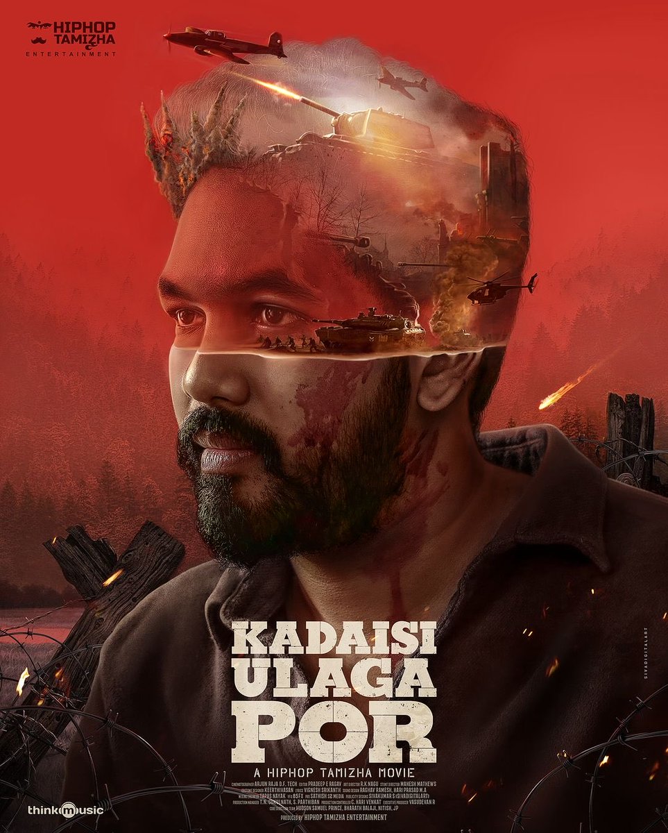 hiphoptamizha's tweet photo. This is what a bunch of boys tied together, with friendship towards a common goal can do ! Presenting the first look poster of our movie #KadaisiUlagaPor 😁🙏🏻 Bless us with all your love ❤️🤘🏻#hht8 #hhtent ✌🏻GLIMPSE VIDEO “WORLD OF KADAISI ULAGA POR” from TOMORROW 🔥🔥🔥 https://t.co/SZ4ckct38a