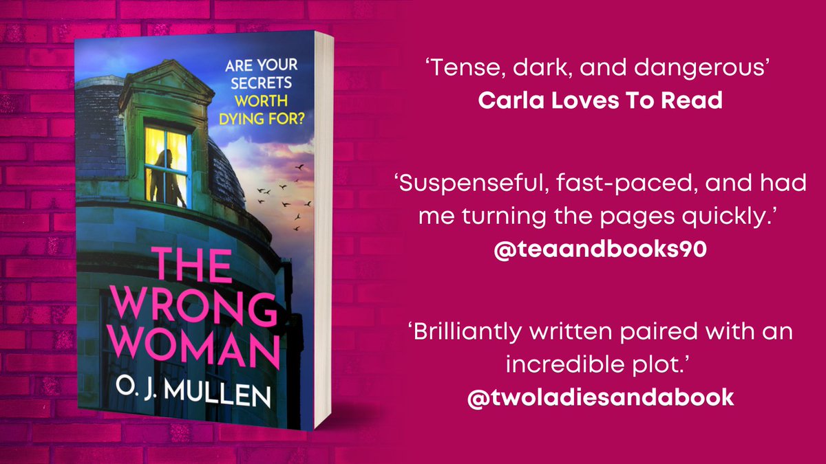 BoldwoodBooks's tweet photo. Thank you to @CarlaLoveToRead, @teaandbooks90 and twoladiesandabook for their recent reviews on #TheWrongWoman by @OwenMullen6 #blogtour. 

Buy now ➡️ https://t.co/IOCjsegiYX https://t.co/3usea2wDvn