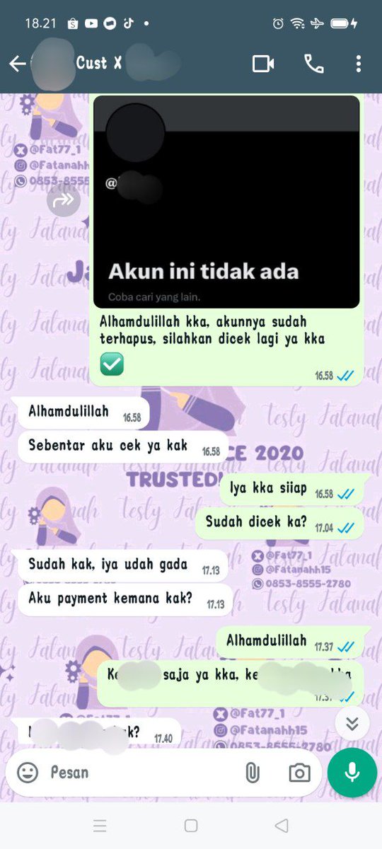 Fat🪷jasa bersihin Akon lama tweet media