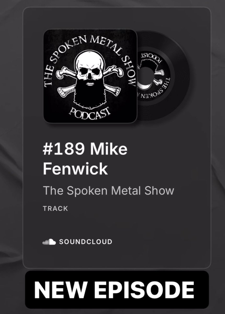 🔊NEW EPISODE🔊

#189 Mike Fenwick 

on.soundcloud.com/i7x54fPAkSa64Z…