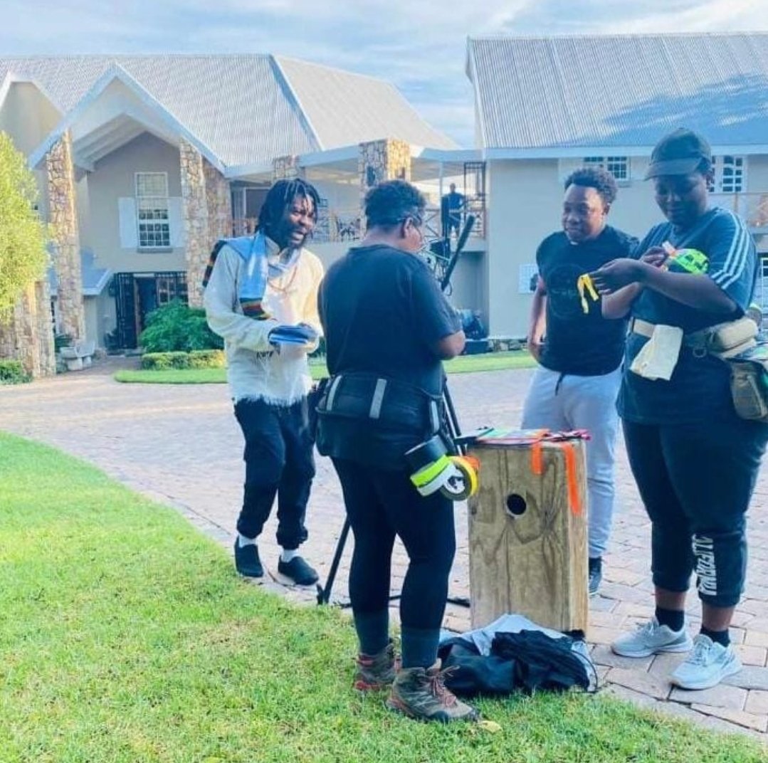 InterCityCrew's tweet image. A couple BTS pics of some our crew on set 🎬✨️🎥 
#filmcrew #behindthescenes #proudlysouthafrican #onset #setlife