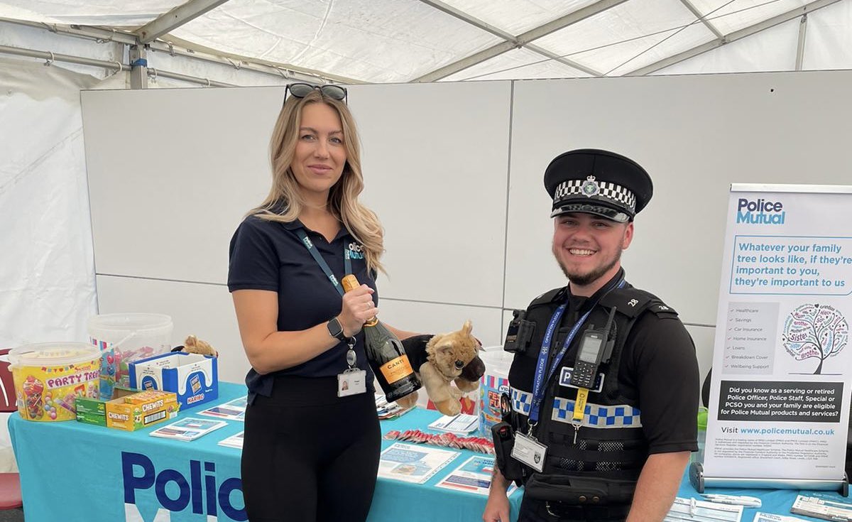 Poppy Forsyth (@poppy_pmas) on Twitter photo Day 2️⃣ Mutual Aid <a href="/ThamesVP/">Thames Valley Police</a> 💙
Great to see some familiar faces & officers from <a href="/WMPolice/">West Midlands Police</a> <a href="/WestMercPolFed/">West Mercia PolFed</a> <a href="/nottspolice/">Nottinghamshire Police</a> <a href="/DerbysPolice/">Derbyshire Police</a> <a href="/LancsPolice/">Lancashire Police</a> <a href="/gwentpolice/">Gwent Police</a> <a href="/swpolice/">South Wales Police</a> <a href="/DyfedPowys/">Heddlu Dyfed-Powys Police</a> <a href="/northumbriapol/">Northumbria Police</a> <a href="/LincsPolice/">Lincolnshire Police</a> <a href="/NorthantsPolice/">Northants Police</a> <a href="/HertsPolice/">Herts Police</a>
Prize draw winner from Day 1️⃣ 🐶🍾 Day 2️⃣ Mutual Aid <a href="/ThamesVP/">Thames Valley Police</a> 💙
Great to see some familiar faces & officers from <a href="/WMPolice/">West Midlands Police</a> <a href="/WestMercPolFed/">West Mercia PolFed</a> <a href="/nottspolice/">Nottinghamshire Police</a> <a href="/DerbysPolice/">Derbyshire Police</a> <a href="/LancsPolice/">Lancashire Police</a> <a href="/gwentpolice/">Gwent Police</a> <a href="/swpolice/">South Wales Police</a> <a href="/DyfedPowys/">Heddlu Dyfed-Powys Police</a> <a href="/northumbriapol/">Northumbria Police</a> <a href="/LincsPolice/">Lincolnshire Police</a> <a href="/NorthantsPolice/">Northants Police</a> <a href="/HertsPolice/">Herts Police</a>
Prize draw winner from Day 1️⃣ 🐶🍾