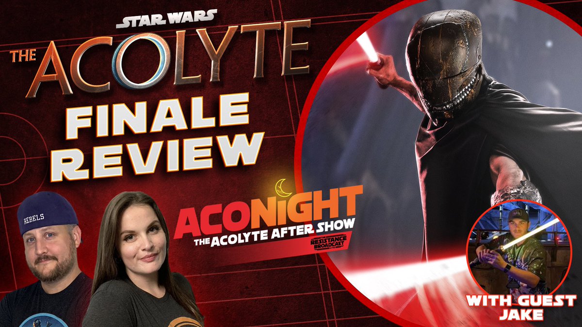 TRBpodcasts's tweet photo. NEW EPISODE! #TheAcolyte Season Finale spoiler review!

@quigonnjake helps us tackle episode 8. From the tragedy of Master Sol to the long-awaited debut of Darth Plagueis, let’s talk #StarWars! 

Find us free on all podcast apps &amp; YouTube, links below!👇 https://t.co/KqNS9euJ4u