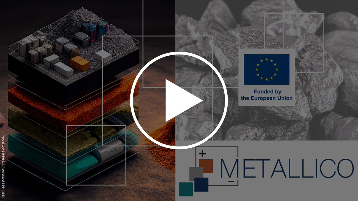 📽 Our first project  video is now online!

👀 Watch it to learn more about #METALLICO, our work and our goals.

We hope you like it:youtube.com/watch?v=S8mrug…

#batterymetals #rawmaterials