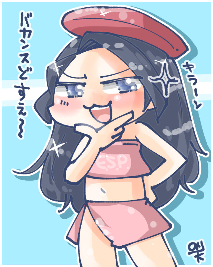 noriten's tweet photo. 夏のバカンス満喫いろりちゃんどすえ～。
#CAVE #エスプレイド #ESPRADE https://t.co/Tew1ElyQ8y
