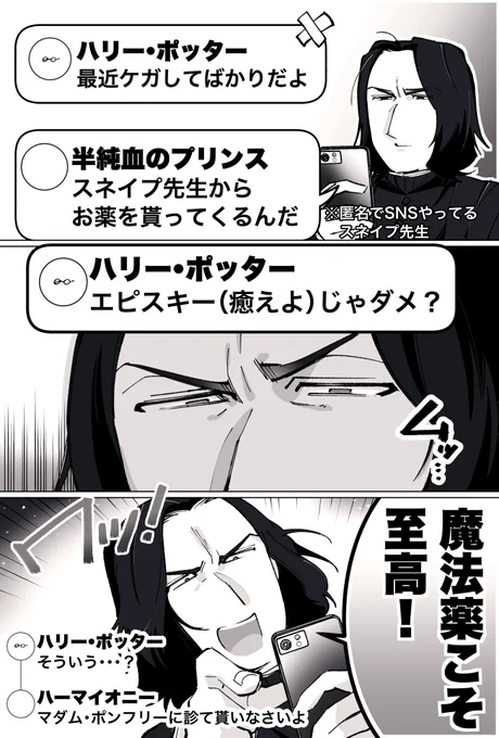 SNSが楽しい英雄と薬学教授 
