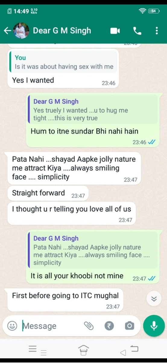 gauri197730's tweet photo. @Shailesh_1284 @king_of_truth_ @agrapolice @Uppolice @CMOfficeUP @PMOIndia @ClarenceHouse @garimagupt77405 @adgzoneagra @OfficeOfDMAgra @journalstPiyush @AakhiriSach_ @IMA_AGRA @bhupend72568078 यह है पड़ोसन डॉक्टर महिला और मेरे पति के बीच व्हाट्सएप चैट । इसे शौकीन मिजाज  कहा जाए या बेचारी अबला🤔  वह तो  मेरे राम जी की कृपा है मुझ पर जोकि ओपन हार्ट सर्जरी के बाद मुझे ये षड्यंत्र का पता चला डायन भी सात घर छोड़कर वार करती है इस कुल्टा ने तो पड़ोसी को भी नहीं छोड़ा https://t.co/lhMBjdGnav