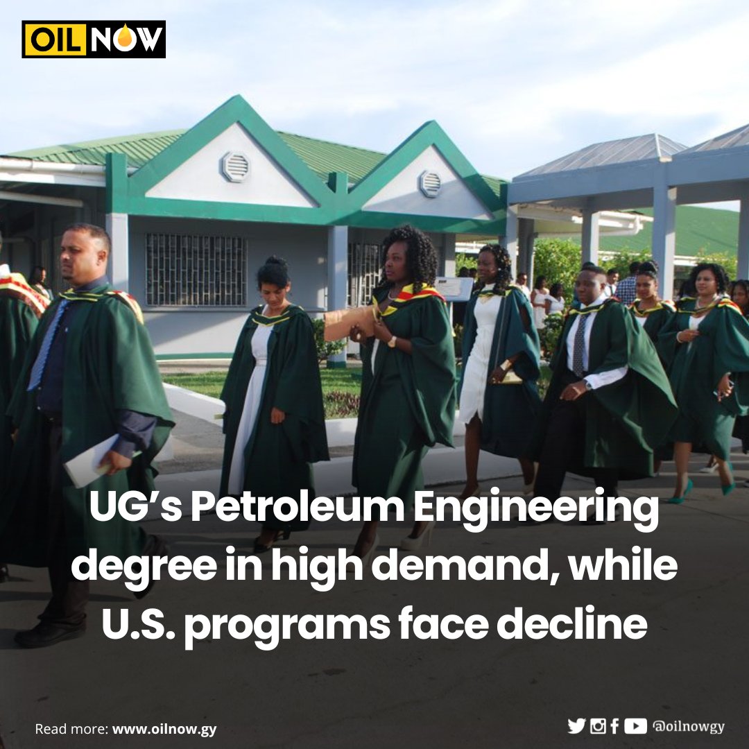 oilnowgy's tweet image. READ MORE HERE: oilnow.gy/featured/ugs-p… #petroleumengineering #degree #highdemand