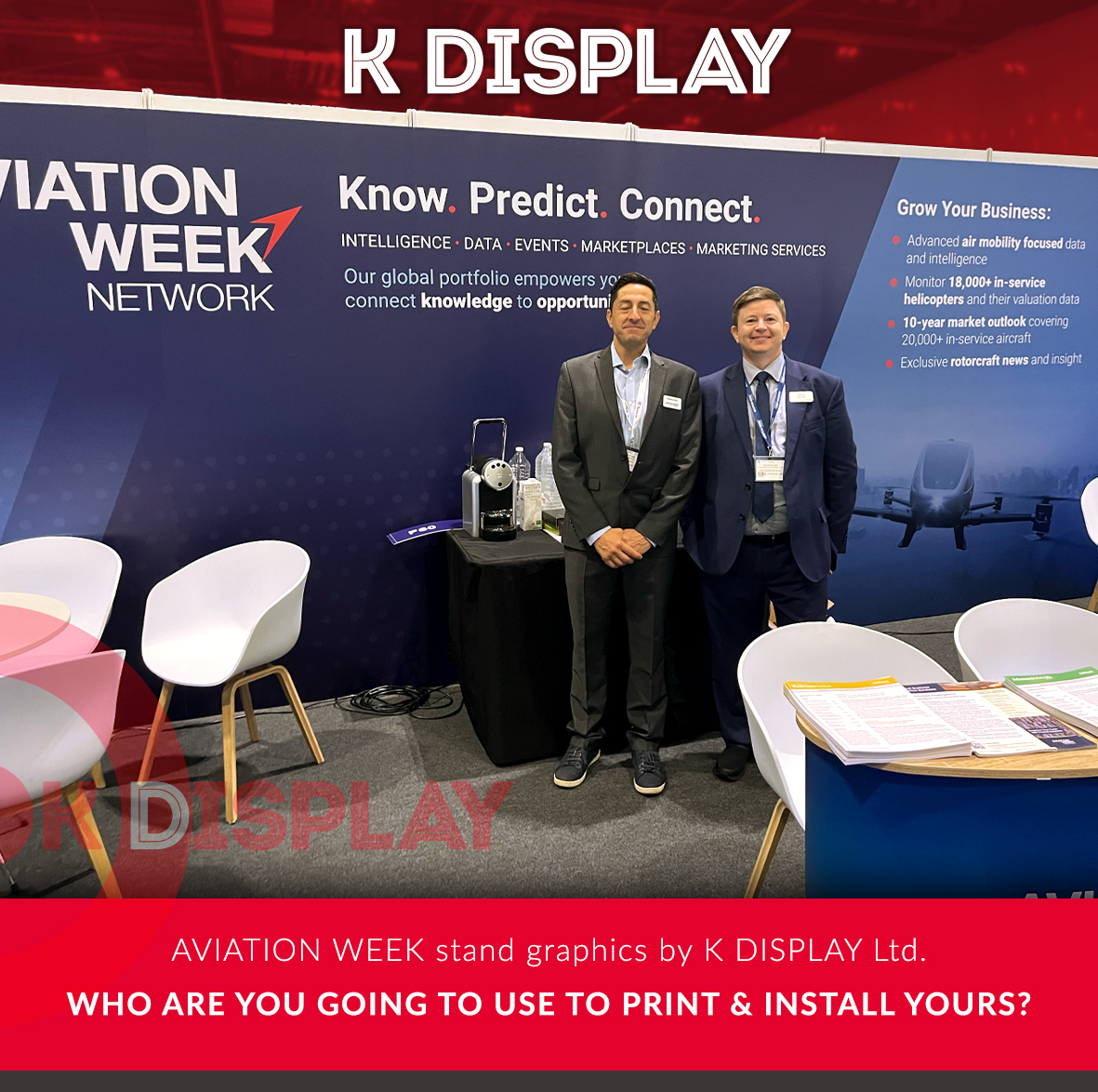 6x3 stand with 3 open sides - full coverage #exhibitionstand #kdisplay