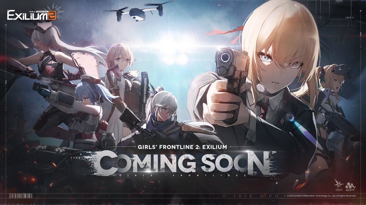 As new battlefields and crises emerge, what will become of the Dolls' fates?

Follow our official social media platform for the latest news!

*Pre-stage Site: gf2exilium.sunborngame.com

#GF2EXILIUM #GirlsFrontline2Exilium #GirlsFrontline2ExiliumEn