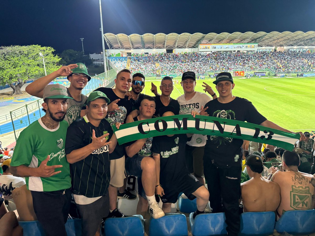 Comuna 13 Verdolaga (@ldscomuna13) on Twitter photo ¡Verde, nuestro viejo y querido amigo, está campaña volveremos a estar contigo! <a href="/nacionaloficial/">Atlético Nacional</a>
¡LA QUE TE SIGUE SIEMPRE A TODOS LADOS! <a href="/LDSoficial/">Los Del Sur</a>
COMUNA 13 VERDOLAGA, ¡LOCURA NACIONAL! 15 AÑOS DE UNIÓN.
#20DeJulioVerdolaga #BelencitoVerdolaga #AdictosComuna13 ¡Verde, nuestro viejo y querido amigo, está campaña volveremos a estar contigo! <a href="/nacionaloficial/">Atlético Nacional</a>
¡LA QUE TE SIGUE SIEMPRE A TODOS LADOS! <a href="/LDSoficial/">Los Del Sur</a>
COMUNA 13 VERDOLAGA, ¡LOCURA NACIONAL! 15 AÑOS DE UNIÓN.
#20DeJulioVerdolaga #BelencitoVerdolaga #AdictosComuna13