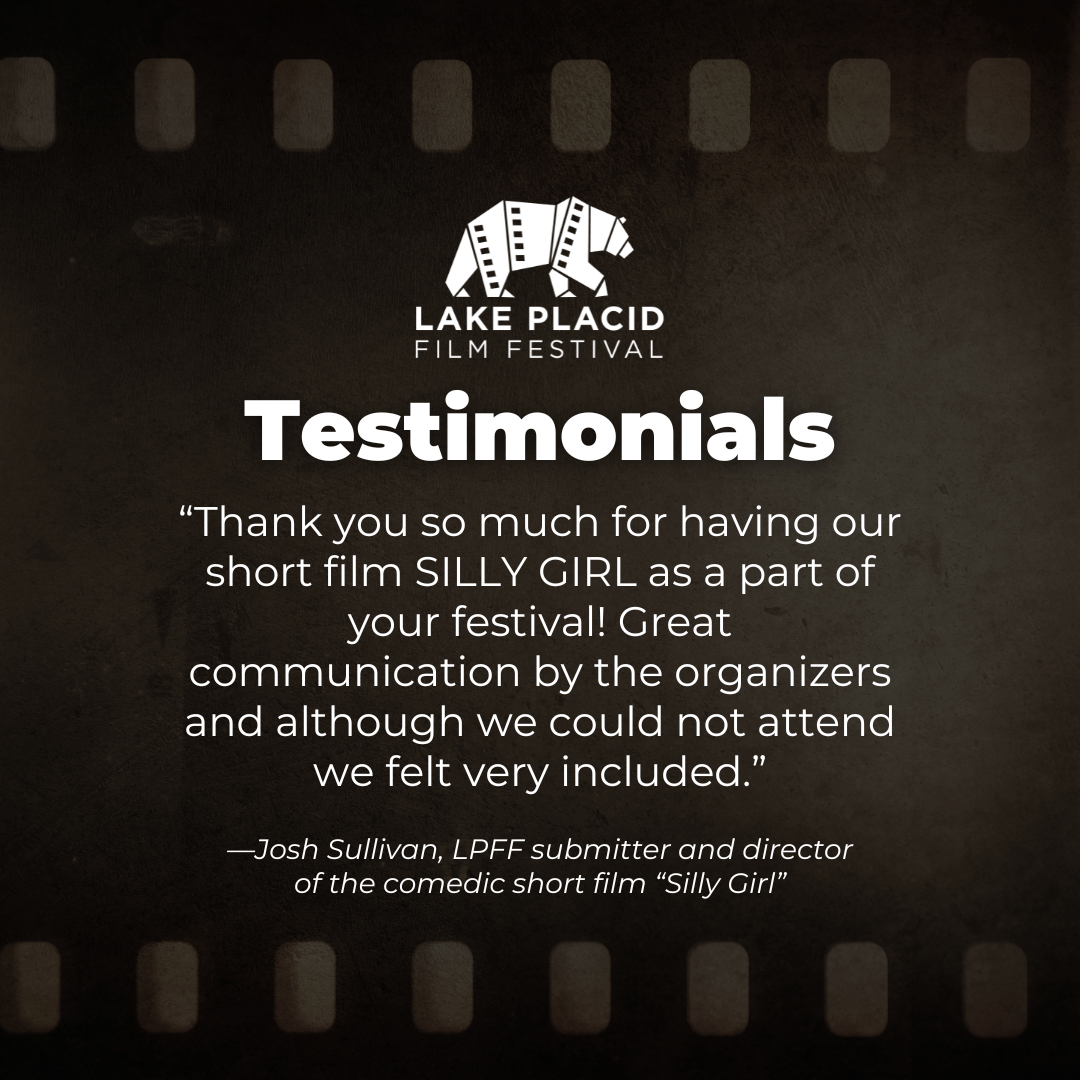 ADIRONDACKFILM's tweet photo. Adirondack Film always treasures our filmmaker submitters at previous Lake Placid Film Festivals. We love the kind words given about our events from these bright, creative minds! 

#NewYork #Film #Movie #LakePlacid #FilmFestival #FilmFreeway #Filmmaking #Filmmakers #Testimonial https://t.co/eTknl7HKh0