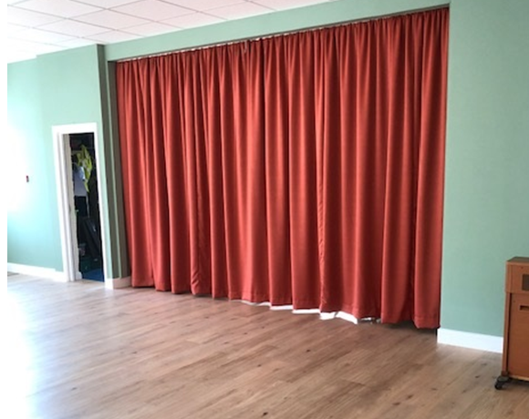 directfabrics's tweet photo. Elevate your space with our Mimas Stage Curtains in the colour Russet, perfectly hung on our Contract Corded track.

Ideal for any setting that demands both style and functionality. #StageCurtains #VillageHall #ContractCordedTrack

Find our products here - https://t.co/UvQogAP9f2