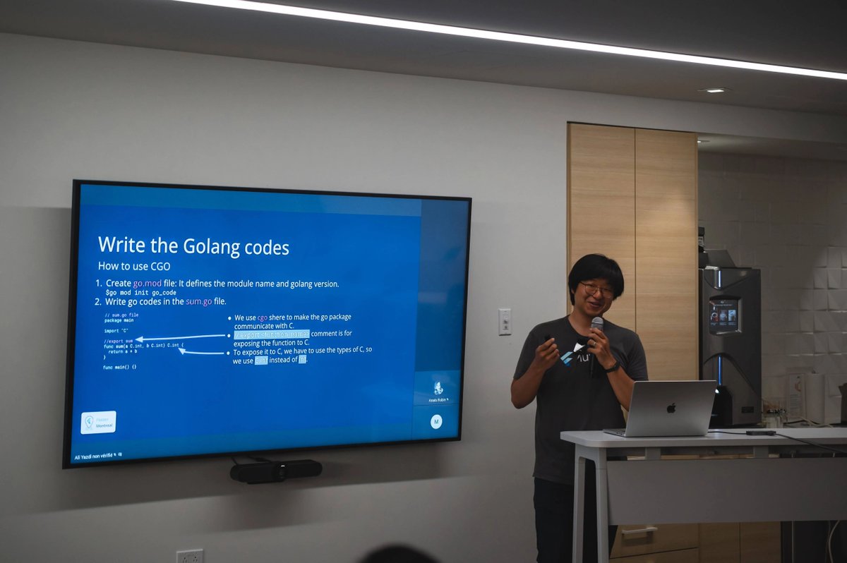 Thanks for joining the Flutter MTL July Meetup! Special thanks to Jhin Lee, Lenz Paul, and Alithya. Watch Lenz's custom render objects: buff.ly/3xYyBZt &amp; Jhin's Go libraries in Flutter: buff.ly/3y2s6Vk. Join us on Aug 15 at Abreuvoir  RSVP: buff.ly/46bSLvz