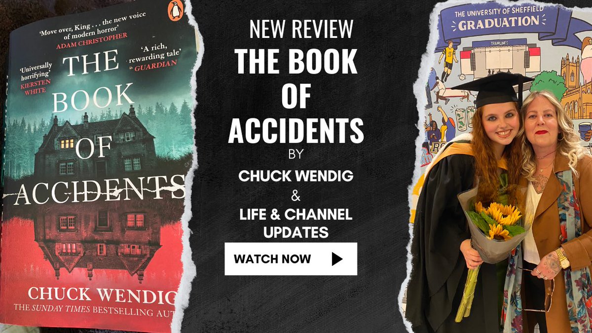 TTpagesdee1977's tweet photo. THE BOOK OF ACCIDENTS by CHUCK WNDIG review and life updates https://t.co/5qwXjC3AOI via @YouTube https://t.co/pk6B09b63p