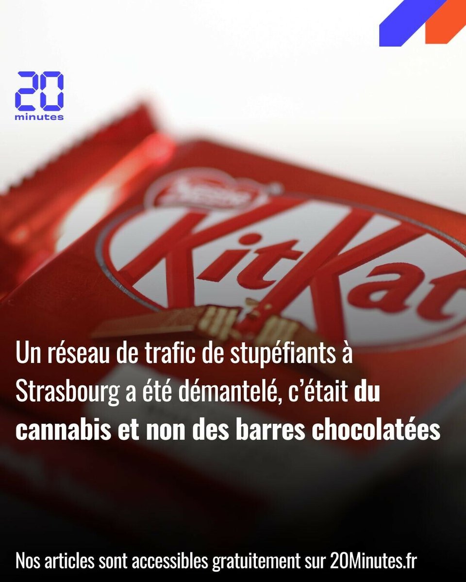 20Minutes's tweet photo. 🍫 Kit-Crack
➡️ https://t.co/W0LEc4xa2m

#Strasbourg #cannabis #drogue #DDSP https://t.co/IBZB55Cp9P