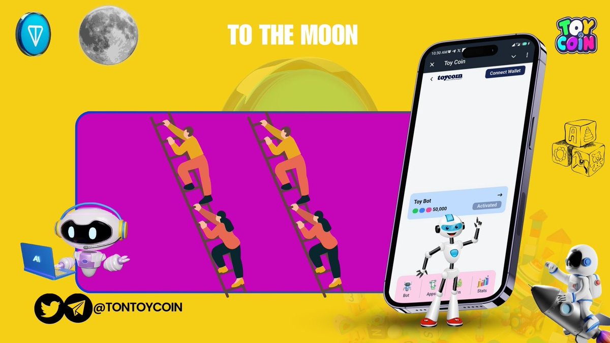 Why did the crypto trader bring a ladder to the bar? 

[ Because they heard ToyCoin is going to the moon! ]🚀🌕
Join the ToyCoin community and let's reach for the stars together! 💫
t.me/tontoycoin

#ToyCoin #CryptoHumor #CryptoJokes #Blockchain #CryptoCommunity