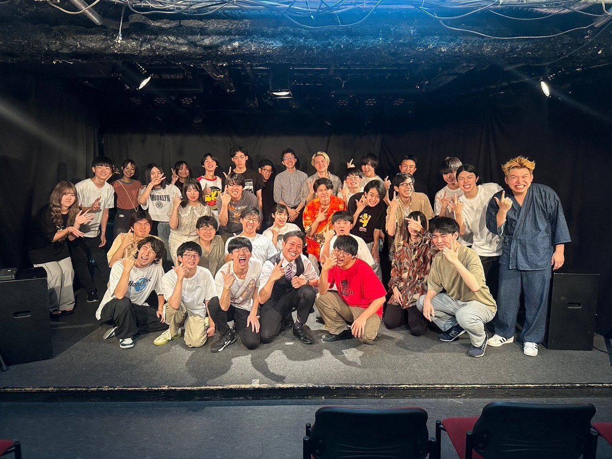 718GEKIBA's tweet photo. 終演しました！ご来場ありがとうございました！
優勝は【満潮ユクトネット】に決定しました！
次回の身内ノリライブにご期待ください！ https://t.co/6SN5G2Vsy2