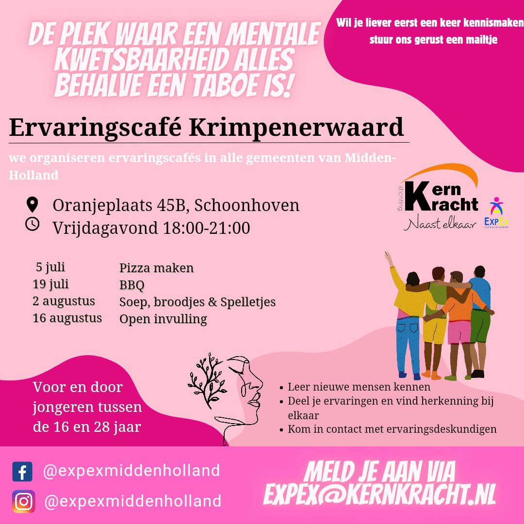 KernKracht (@kernkracht_) on Twitter photo 19 juli 18.00-21.00 u #Ervaringscafe met BBQ voor #jongeren in #Schoonhoven <a href="/Krimpenerwaard/">Gemeente Krimpenerwaard</a>. Kom je ook? 19 juli 18.00-21.00 u #Ervaringscafe met BBQ voor #jongeren in #Schoonhoven <a href="/Krimpenerwaard/">Gemeente Krimpenerwaard</a>. Kom je ook?