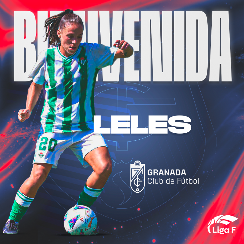 GranadaCF_Fem's tweet photo. ✍🏼 𝐎𝐟𝐢𝐜𝐢𝐚𝐥: Leles, nueva jugadora del Granada CF Femenino.

#𝙂𝙧𝙖𝙣𝙖𝙙𝙖𝙁𝙚𝙢𝙚𝙣𝙞𝙣𝙤 🇦🇹 | #LelesRojiblanca