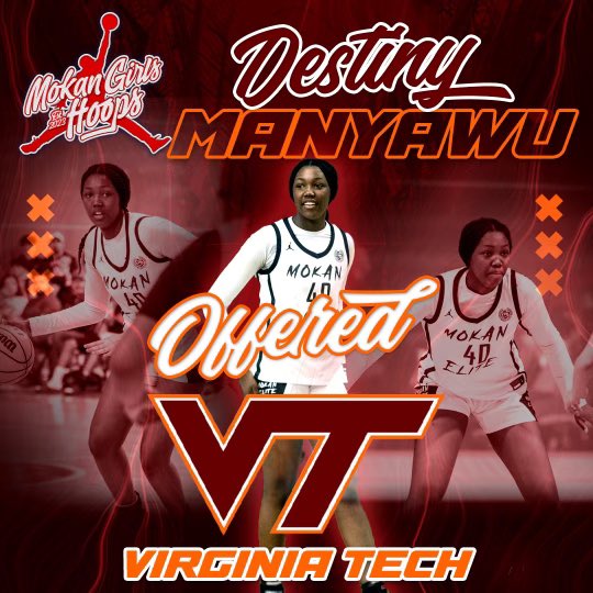 Destiny Manyawu (@destinymanyawu) on Twitter photo After a great conversation with <a href="/coachjen_Hoover/">Jennifer Hoover</a> and <a href="/CoachMeganDuffy/">Megan Duffy</a> I am blessed to say I have received an offer from Virginia Tech.
#AGTG After a great conversation with <a href="/coachjen_Hoover/">Jennifer Hoover</a> and <a href="/CoachMeganDuffy/">Megan Duffy</a> I am blessed to say I have received an offer from Virginia Tech.
#AGTG